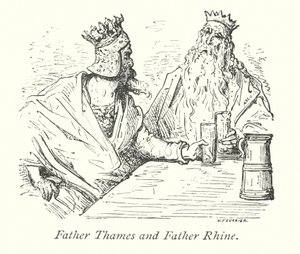 Vater Themse und Vater Rhein