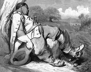 Hop o my Thumb, Gravur von Gustave Doré