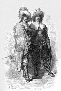 Illustration von Gustave Doré für das Buch Captain Fracasse von Théophile Gautier von Gustave Dore