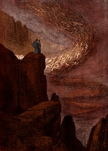 Illustration zur Göttlichen Komödie - Hölle (La Divina Commedia, L