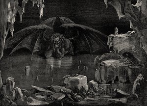 Illustration zur Göttlichen Komödie - Hölle (La Divina Commedia, L