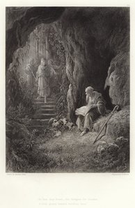 Illustration für Vivien von Alfred Tennyson von Gustave Dore