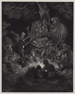 Illustration aus Don Quixote de la Mancha von Gustave Dore