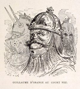 Illustration von König Wilhelm von Oranien. Aus La Légende de Croque-Mitaine von Gustave Dore