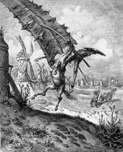 Illustration zum Buch Don Quijote von der Mancha von M. de Cervantes, 1863