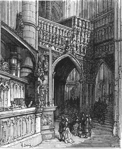 In der Abtei - Westminster, 1872