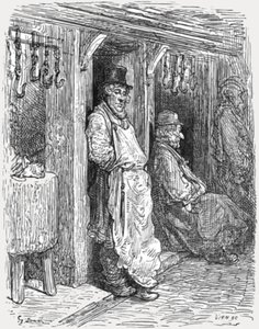 Jüdische Metzger - Aldgate, 1872