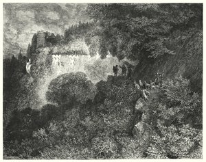La Belle Au Bois Dormant; Dornröschen (Gravur) von Gustave Dore