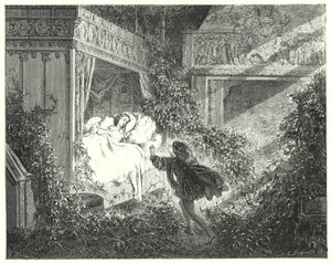 La Belle Au Bois Dormant; Dornröschen von Gustave Dore