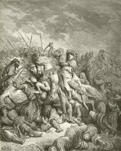 Richard in der Schlacht von Arsur