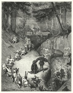 Riquet mit der Locke (Stich) von Gustave Dore