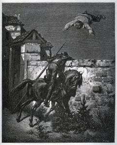 Sancho Panza wird getäuscht, und Don Quixote kann nicht eingreifen - aus 