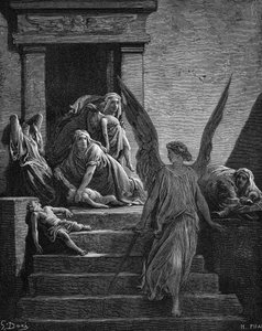 Die sieben Plagen Ägyptens von Gustave Dore