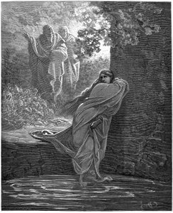Susanna im Bade: Illustration von Gustave Doré (1832-1883) für die Bibel