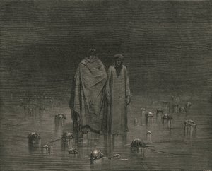 Achte gut darauf, dass deine Sohlen nicht auf die Köpfe deiner armen Brüder treten, um 1890