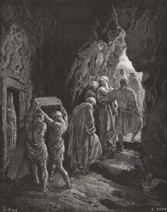 Das Begräbnis von Sarah, Illustration aus Dores 