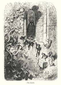 Das Schloss (Gravur) von Gustave Dore