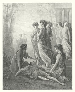 Die Fabeln von La Fontaine: Daphnis und Alcimadura von Gustave Dore