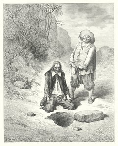 Die Fabeln von La Fontaine: Der Geizhals, der seinen Schatz verlor von Gustave Dore