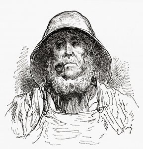 Der Marseiller Seemann, nach einer Zeichnung von Gustave Dore. Aus Leben und Erinnerungen von Gustave Dore, veröffentlicht 1885. von Gustave Dore