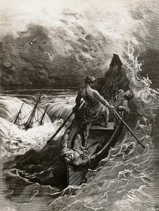 Der Seemann, aus The Rime of the Ancient Mariner von Gustave Dore