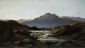 Sturzbach in den Highlands von Gustave Dore