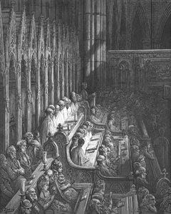 Westminster Abbey - Der Chor, 1872