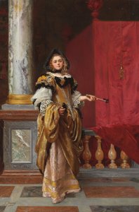 Ankunft beim Ball von Gustave Jacquet