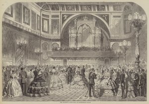 Der Staatsball Ihrer Majestät im Buckingham Palace von Gustave Janet