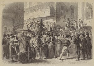 Der Karneval in Rom von Gustave Janet