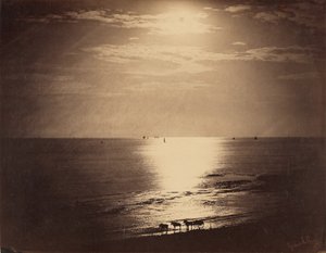 Die Sonne im Zenit, Normandie von Gustave Le Gray