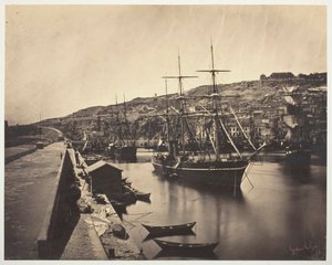 Der Hafen und die Stadt Sète-Mittelmeer