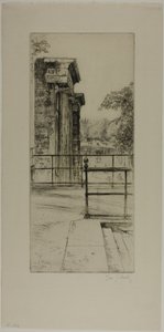 Ruinen der alten Tuilerien, Paris