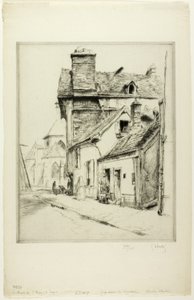 Die Apsis von St. Remy von Troyes von Gustave Leheutre