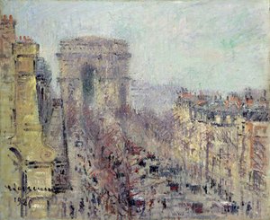 Avenue de Friedland, Paris von Gustave Loiseau
