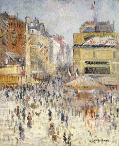 Bastille-Tag in der Rue de Clignancourt, Paris
