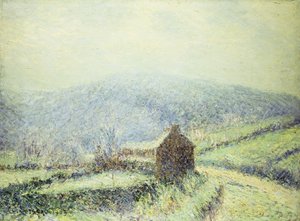 Raureif in Huelgoat, Finistère, 1903 von Gustave Loiseau