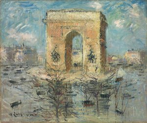 Der Triumphbogen, Der Platz des Sterns, 1929 von Gustave Loiseau