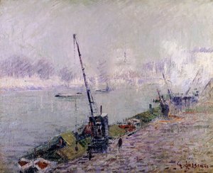 Paris, die Henri-IV-Brücke am Morgen von Gustave Loiseau