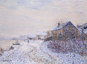 Schnee in Tournedos-sur-Seine, 1899
