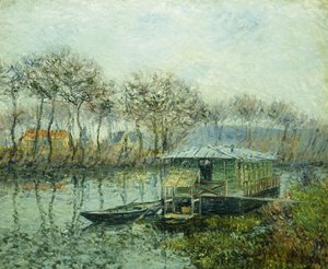 Die Seine bei Port Marley; La Seine a Port Marley, 1902-1903 von Gustave Loiseau