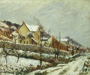 Dorf im Schnee; Village dans la Neige, 1911 von Gustave Loiseau