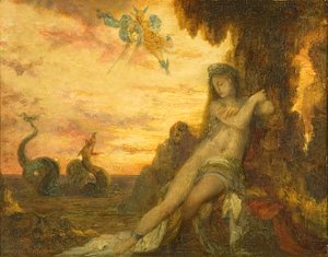 Perseus und Andromeda, um 1870 von Gustave Moreau