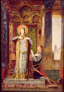 St. Elisabeth von Ungarn oder Das Wunder der Rosen, 1879 von Gustave Moreau