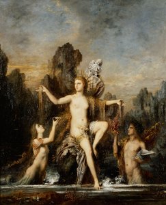 Venus, die aus dem Meer steigt von Gustave Moreau