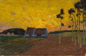 Landschaft in Sint-Martens-Latem
