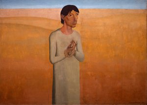 Christus in der Wüste von Gustave Van de Woestyne