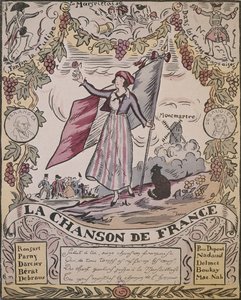 Allegorie des französischen Liedes von Guy Arnoux