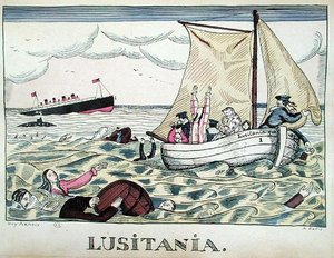 Der Untergang der Lusitania, 7. Mai 1915