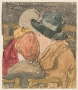 Figuren in der Kirche von Gwen John